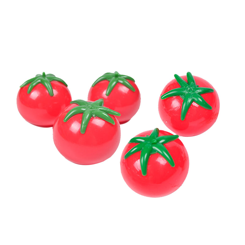 5 Pcs -Squishy Stress Relief Tomato Ball