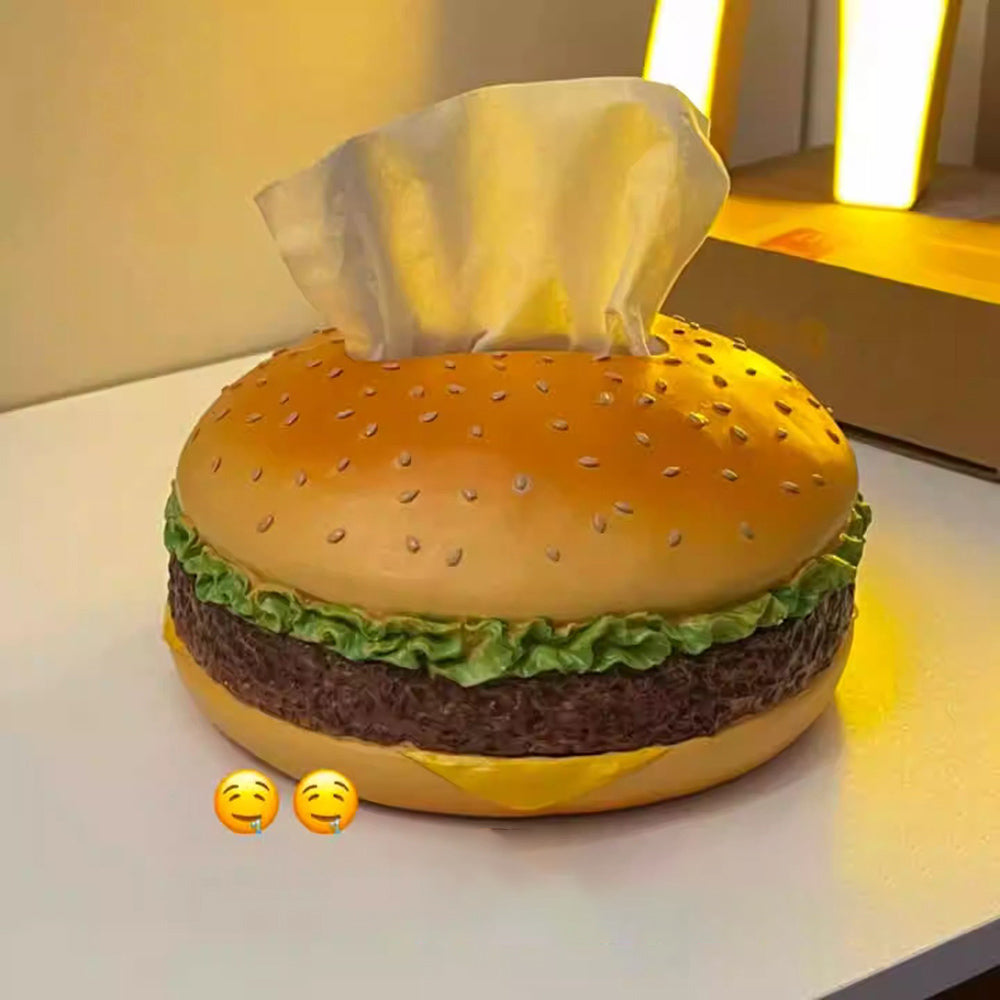 Cheese Burger Tissue Box