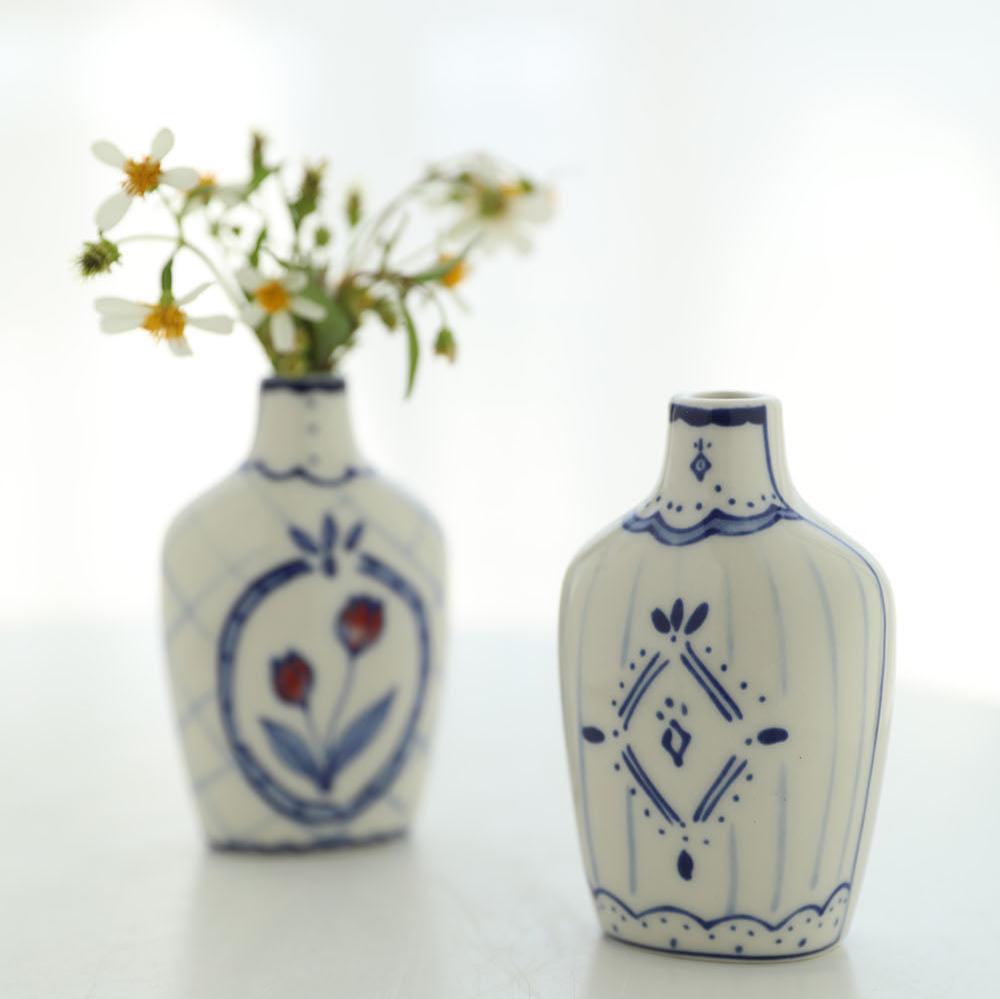 Hand Painted Ceramic Flower Vase