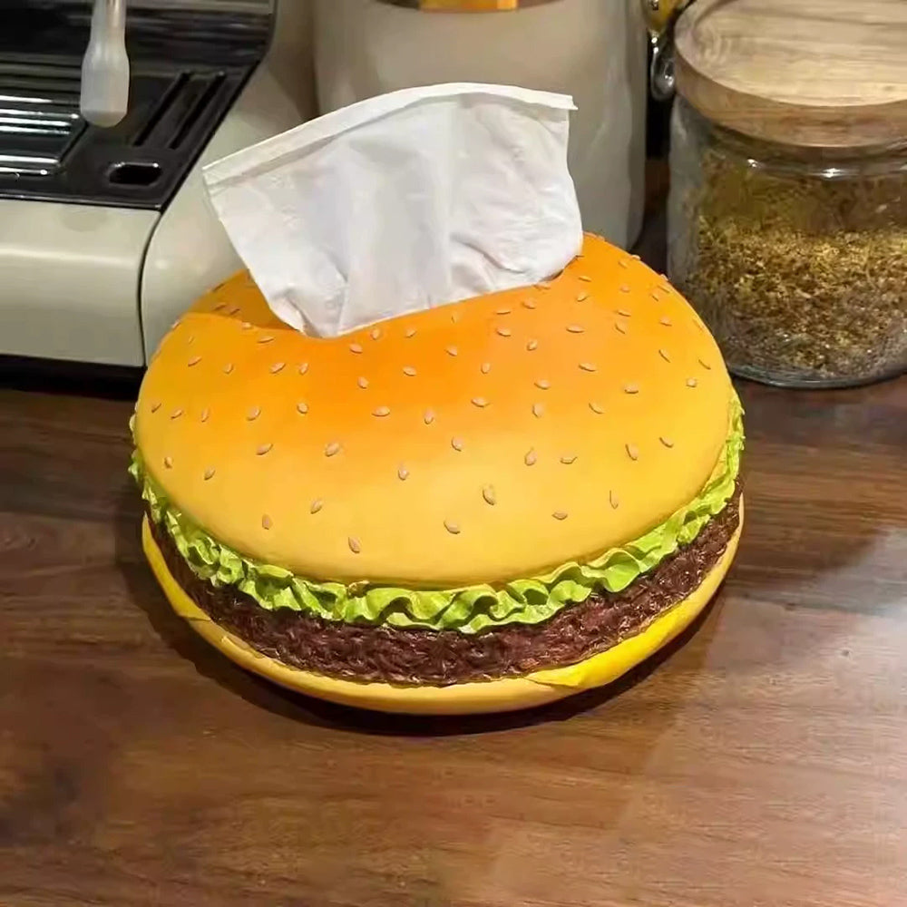 Cheese Burger Tissue Box