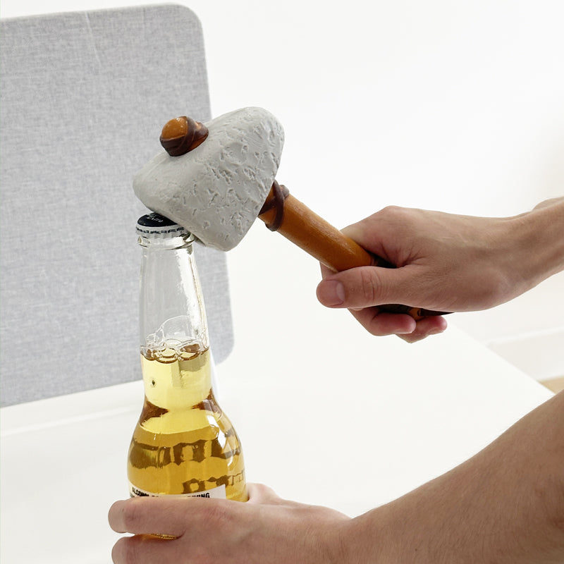 Stone Age Caveman Hammer Bottle Opener