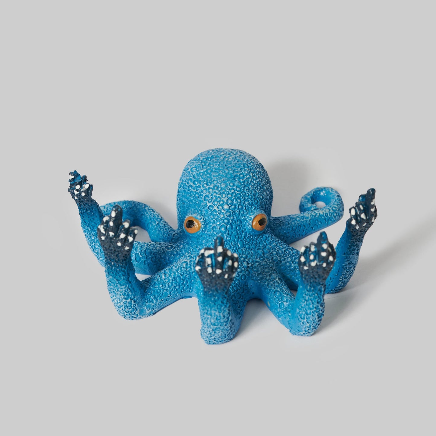 Middle Finger Octopus Statue