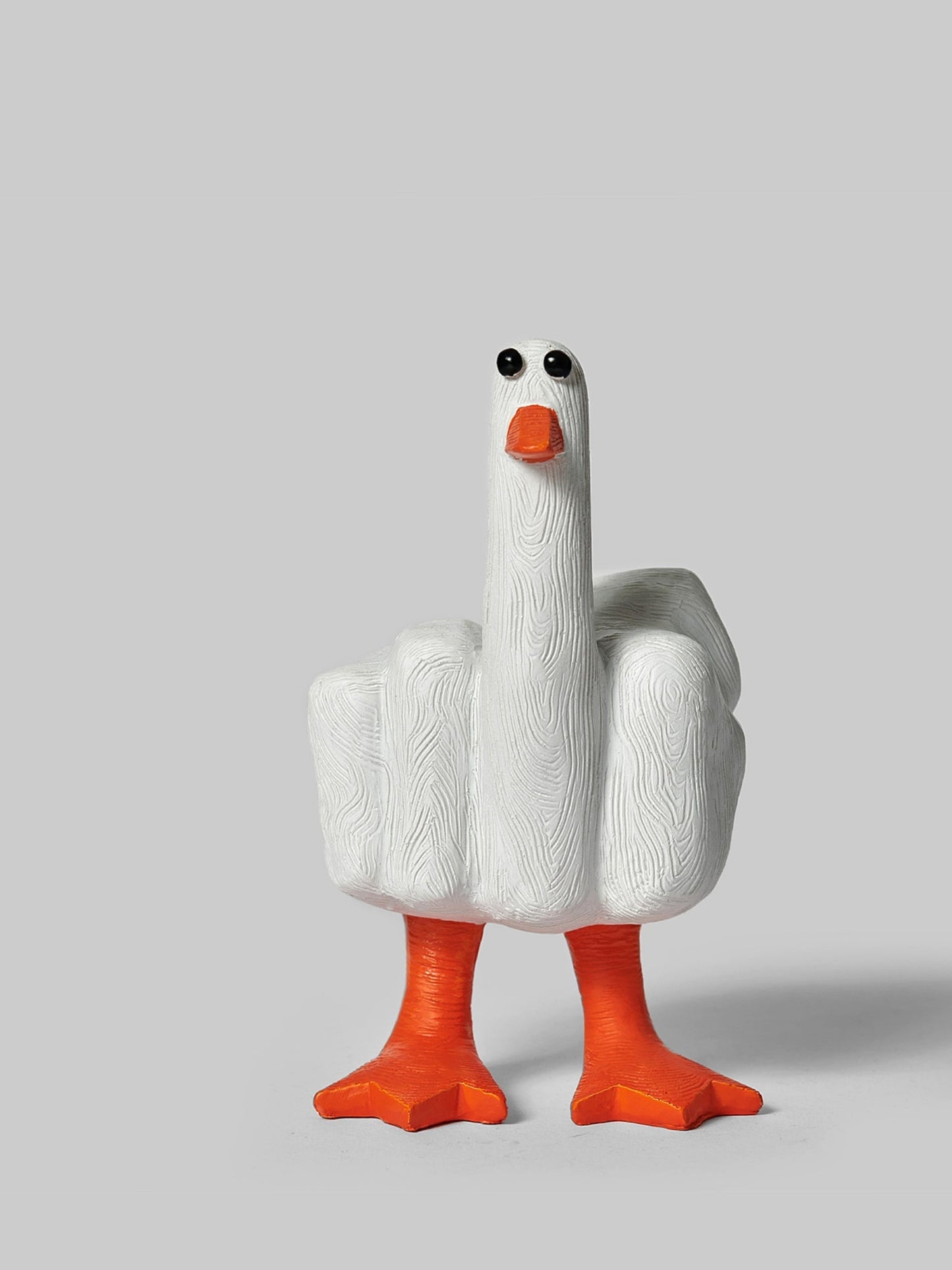 Middle Finger Duck Statue