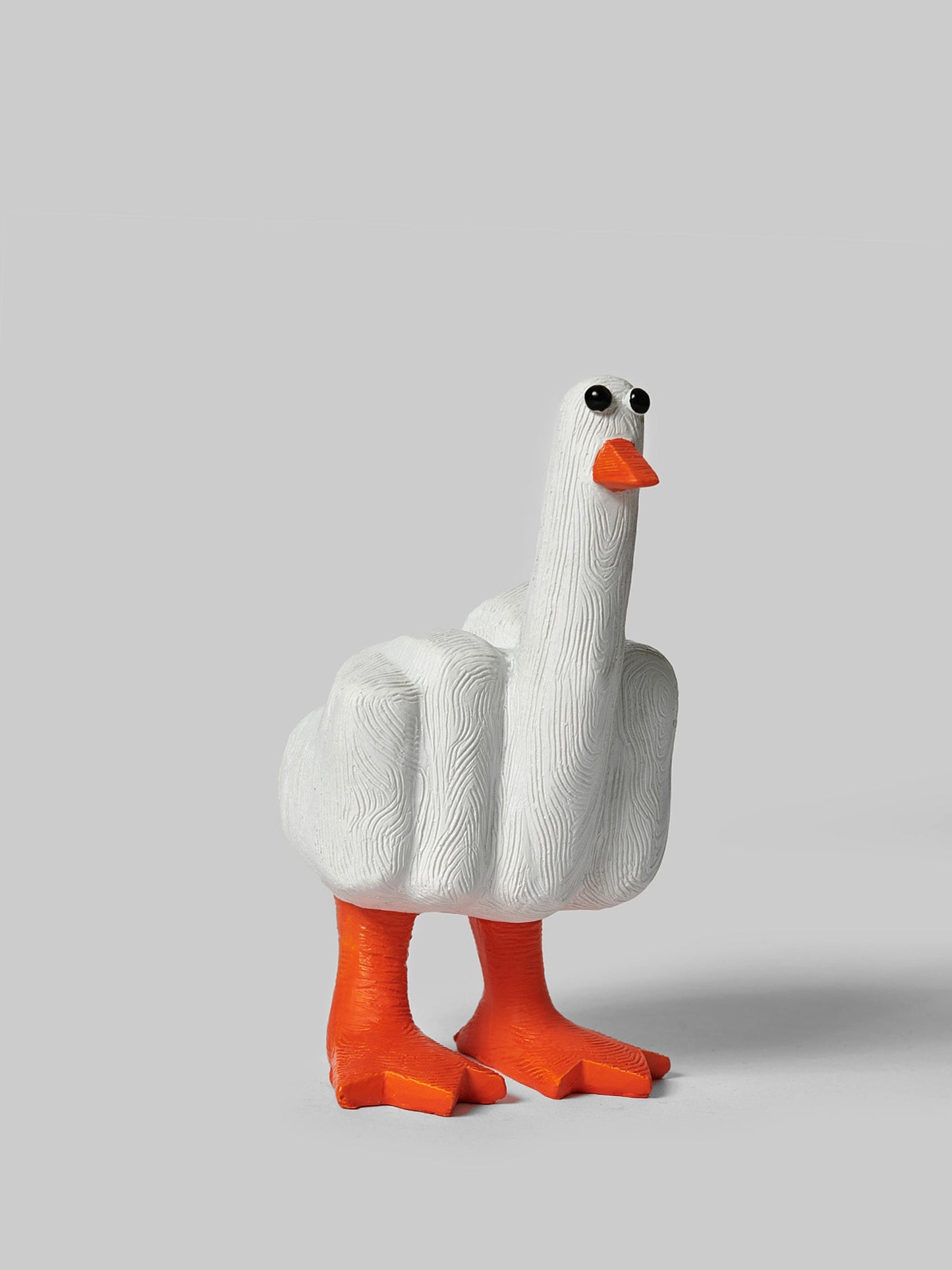 Middle Finger Duck Statue