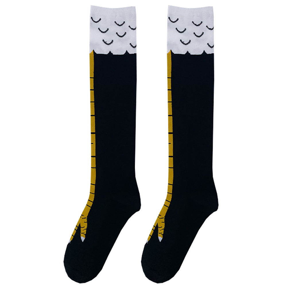 Knee High Funny Chicken Leg Socks