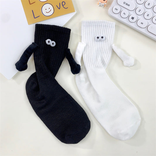 2 Pairs Magnetic Holding Hands Socks