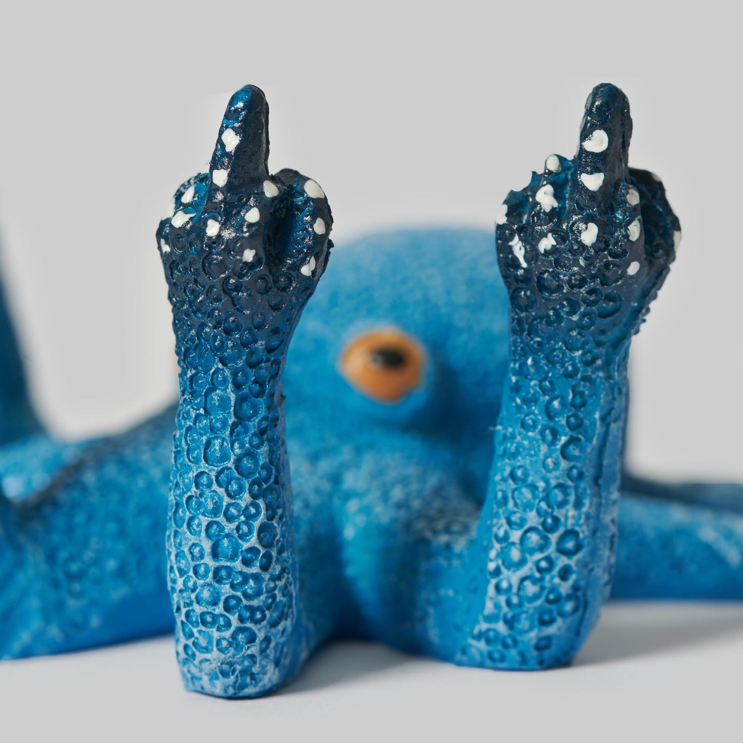 Middle Finger Octopus Statue