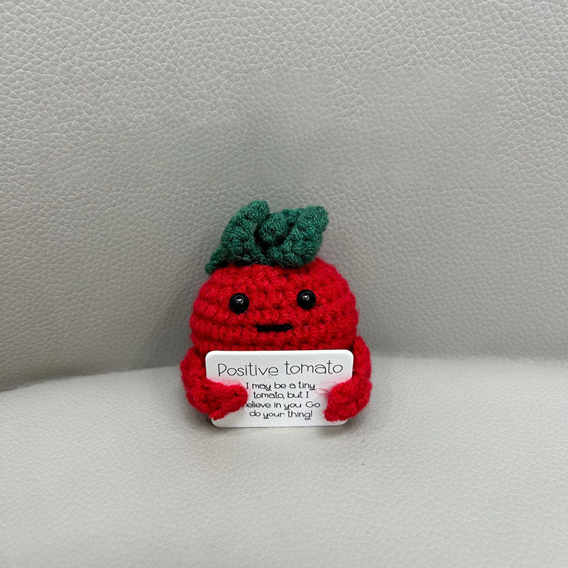 Handmade Crochet Doll with Encouragement Card